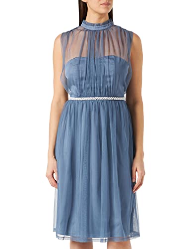 ESPRIT Collection Damen 022EO1E315 Kleid, 420/GREY Blue, XL