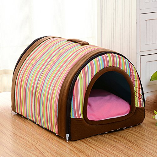 Handtasche Form Waschbar Haustiere Hund Katze Puppy Bett Warm Haus mit einem herausnehmbares Kissen