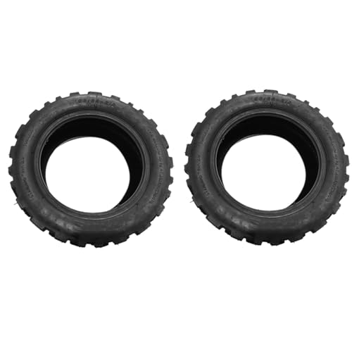 Janasiba 2X Roller Reifen Aufblasbarer Schlauchloser Reifen 11 90/65-6,5 für City Road Offroad Scooter Reifen Ersetzen