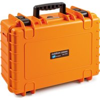 B&W outdoor.case Type 5000 - Hartschalentasche für kardanische Aufhängung - Polypropylen - orange