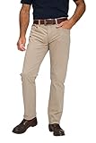 JP 1880 Herren 5-Pocket Twill Bauchfit, Garment Dyed Hose, Sand, 52