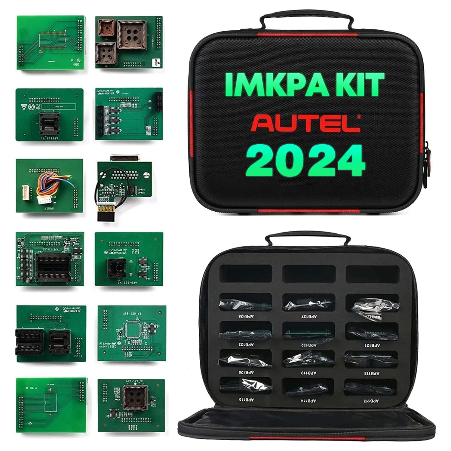 Autel MaxiIM IMKPA Erweitert Schlüssel Programmierung Adapter Kit, Kompatibel mit XP400 PRO, Funktioniert mit IM508S, 2024 Neueste IM608S II/ IM608 II/ IM608 Pro/ IM608 Pro II