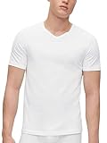 Boss Herren Classic T-Shirts Kurzarm Shirts Pure Cotton V-Neck 3er Pack, Farbe:Weiß, Artikel:-100 White, Größe:M