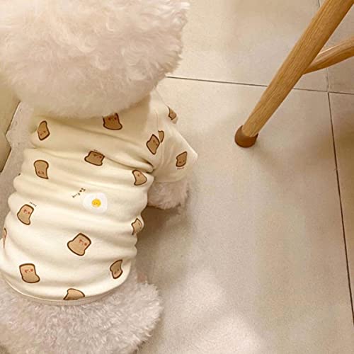 Frühling und Sommer dünnes Haustier VIP Teddy Hund als Panda Mimi Pomeranian Schnauzer kleine Hundekleidung