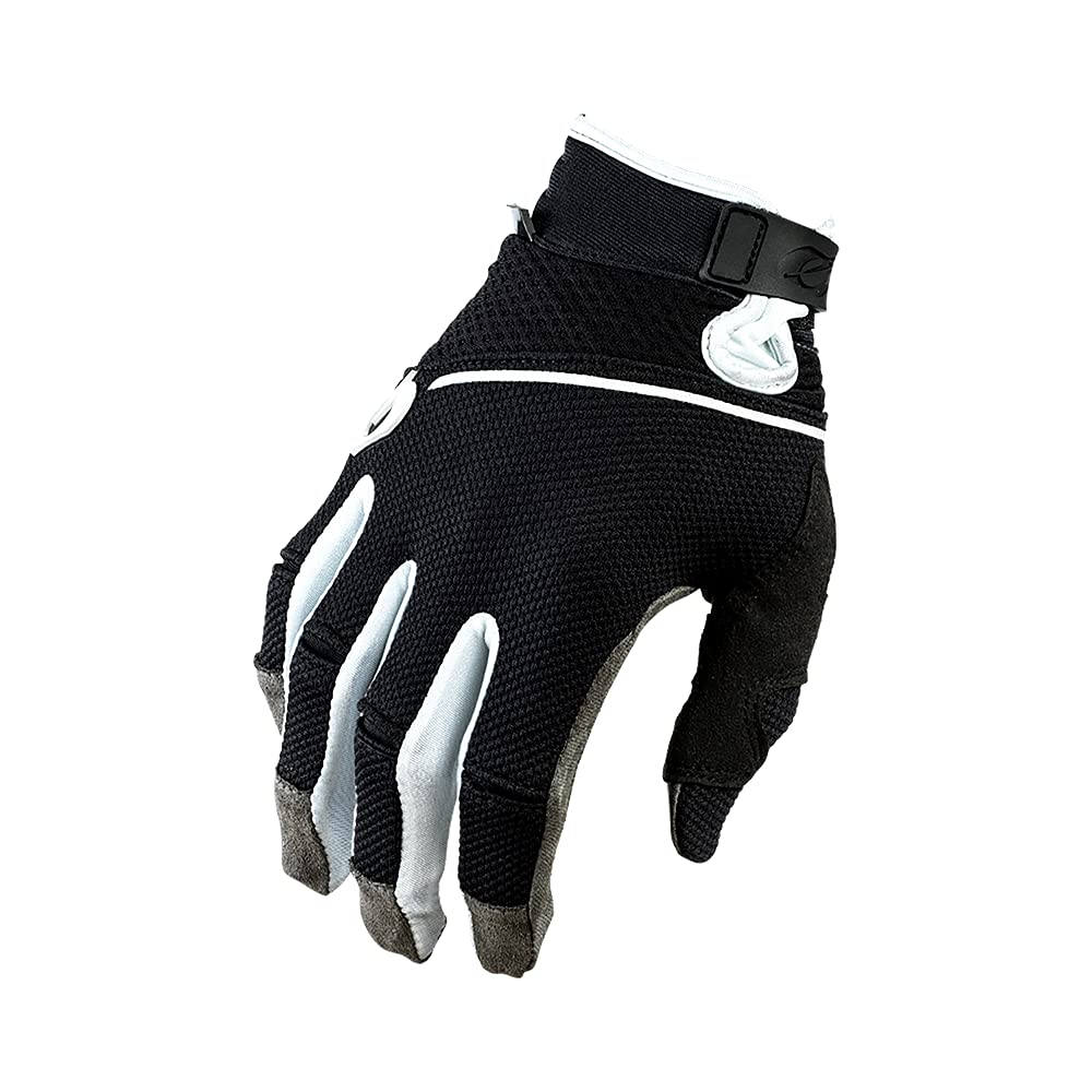 O'NEAL | Fahrrad- & Motocross-Handschuhe | MX MTB DH FR Downhill Freeride | längerer Handschuhbund, Mesh-Elemente für maximale Belüftung | Revolution Glove | Erwachsene | Schwarz | Größe M