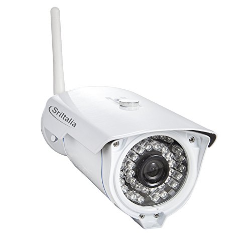 Srihome 1296P 2K WLAN IP Kamera Überwachungskamera Aussen PIR Bewegungserkennung Wasserdicht mit Nachtsicht, Zwei-Wege-Audio, Micro SD Kartenslot ONVIF Outdoor Bullet Kamera(SS)