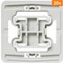 20er-Set Installationsadapter für Jung-Schalter, J1, für Smart Home / Hausautomation
