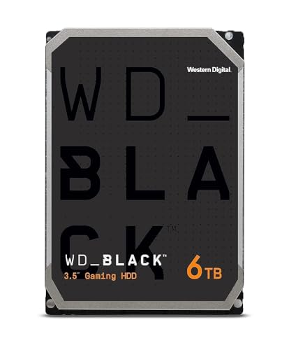 WD_Black 6TB Gaming Interne Festplatte HDD - 7200 U/min, SATA 6 Gb/s, 128 MB Cache, 8,9 cm (3,5 Zoll) - WD6004FZWX