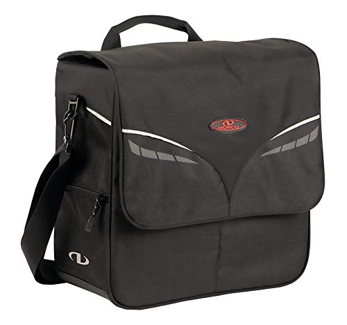 Norco Unisex - Erwachsene Boston KS Gepäckträgertasche, schwarz, 32x32x15cm
