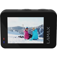 Lamax W10.1 Action Cam 4K, Bildstabilisierung, Dual-Display, Wasserfest, Touch-Screen, Full-HD, WLAN (LMXW101)