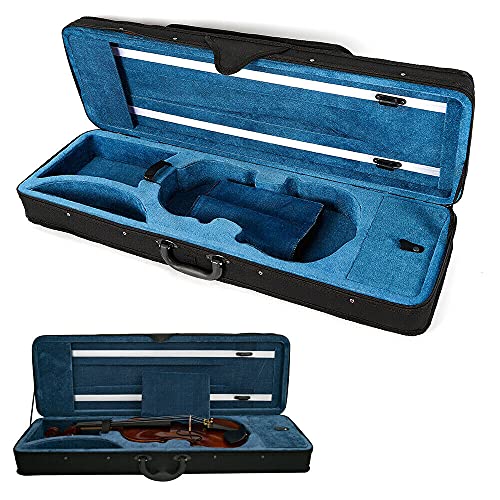 4/4 Geigenkoffer Geige Koffer Kasten Case Geigenkasten Violinenkoffer mit Rucksackriemen