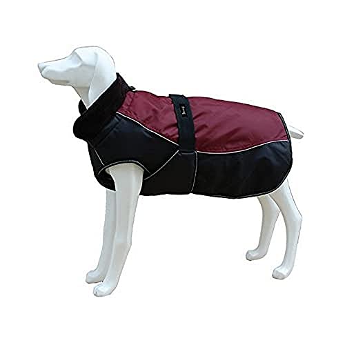 Freedog FD5000996 - Wasserdichter Mantel, für Hund, Granatfarbe