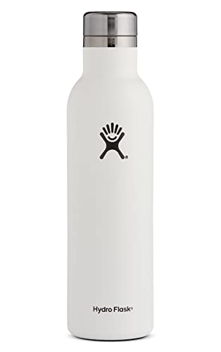 Hydro Flask Unisex – Erwachsene Wine Bottle Trinkflasche, Weiß, 1 Stück (1er Pack)