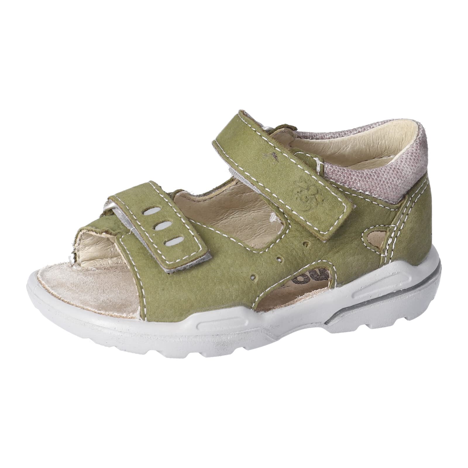 PEPINO Ricosta Jungen Sandalen JANKO,Kinderschuhe,WMS:Mittel,strandschuhe,outdoorsandalen,halbschuhe,klettverschluss,kids,oliv (530),28 EU