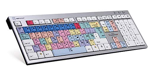 LogicKeyboard LKB-PPROCC-AJPU-FR Tastatur, Adobe Premiere Pro CC Weiß/Bunt