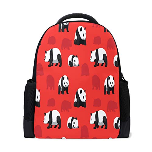 Bär Panda Reise Laptop Rucksack Schule Buch Tasche Niedlich Tier Causal Tagesrucksack Outdoor Business Wandern Rucksäcke Camping Schultertaschen für Studenten Damen Herren