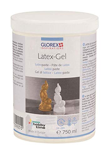 Glorex Latex-Gel 750 ml, Mehrere Elemente, Mehrfarbig, 10,5 x 10,5 x 15 cm