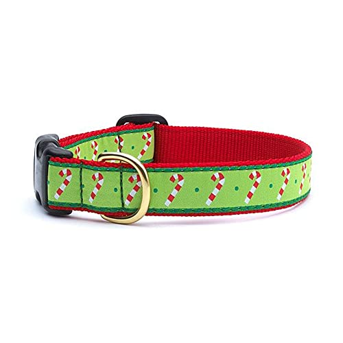 Up Country CAN-C-M Candy Cane Collar M Breit (1") Hundehalsband, 300 g