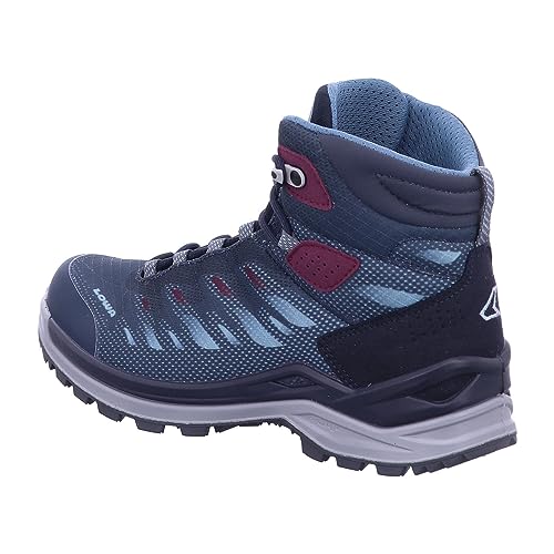 LOWA FERROX GTX MID Ws Damen Wanderstiefel Trekkingschuh Outdoor Goretex blau, Schuhgröße:40 EU