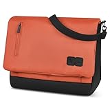 ABC Design Wickeltasche Urban - Crossbody Bag mit Baby Zubehör – Messenger Bag - großes Hauptfach - breiten Schultergurt - Polyester (carrot)