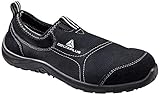 Delta Plus MIAMISPNO39 Niedrige Schuhe aus Polyester Baumwolle, S1P SRC, Schwarz, 39