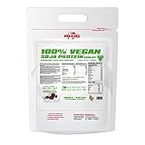 BWG Soja Isolat Protein Shake, 100% (Vegan und Laktosefrei) rein pflanzliches Eiweiss Pulver, Premium Sojaeiweiß, ohne Gentechnik, Chocolate, 1 x 2500 g