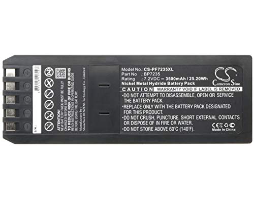 CS-PF7235XL Akkus 3500mAh Kompatibel mit [Fluke] 700 Calibrator, 740 Calibrator, 744 Calibrator, DSP-100, DSP-2000, DSP-4000, DSP-4000PL, DSP4100, DSP4300 Cable Tester, Impulse 6000D, Impulse 7000DP