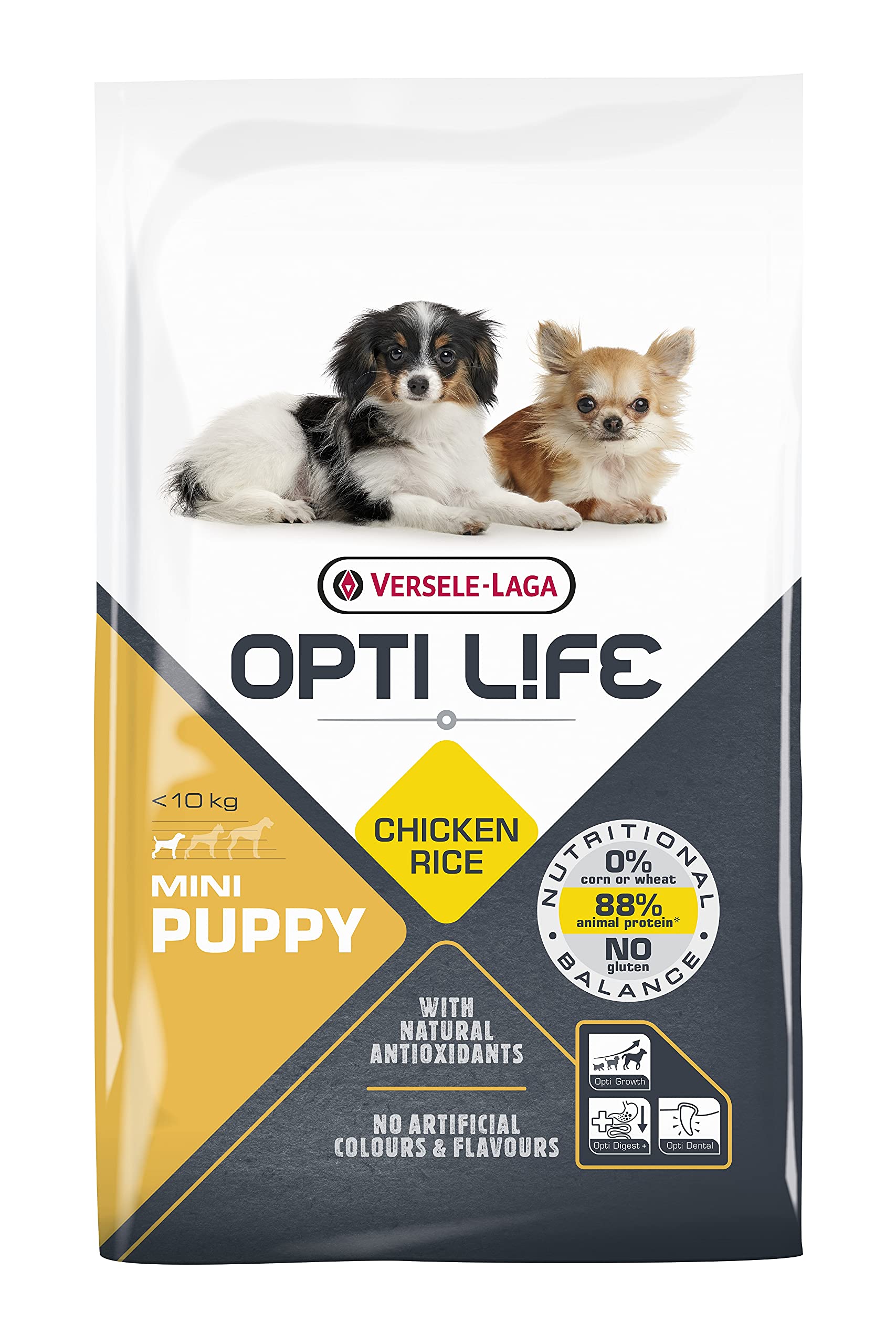 VERSELE-LAGA - Opti Life Puppy Mini - Trockenfutter für Welpen - Kleine Rassen - 7,5kg