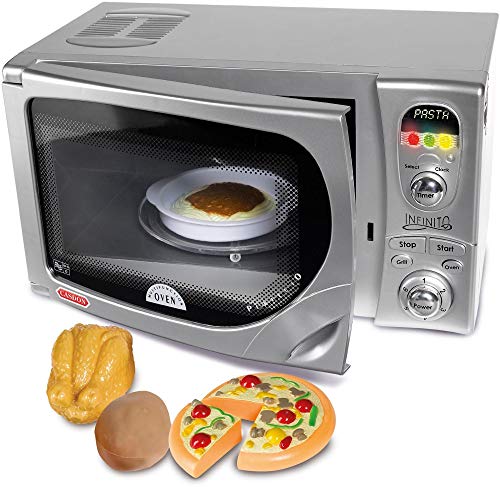 Casdon 5011551004923 Toy Replica Of De'Longhi’s ‘Infinito’ Microwave For Children Aged 3+ Other License, Multicolor, 36 x 21 x 19 cm