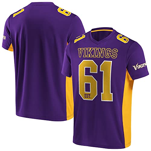 Majestic NFL Mesh Polyester Jersey Shirt - Minnesota Vikings- Gr. M, Lila
