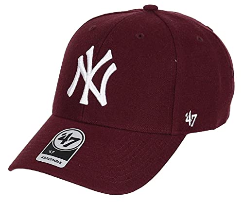 47 New York Yankees Dark Maroon MLB Most Value P. Cap 47 - One-Size