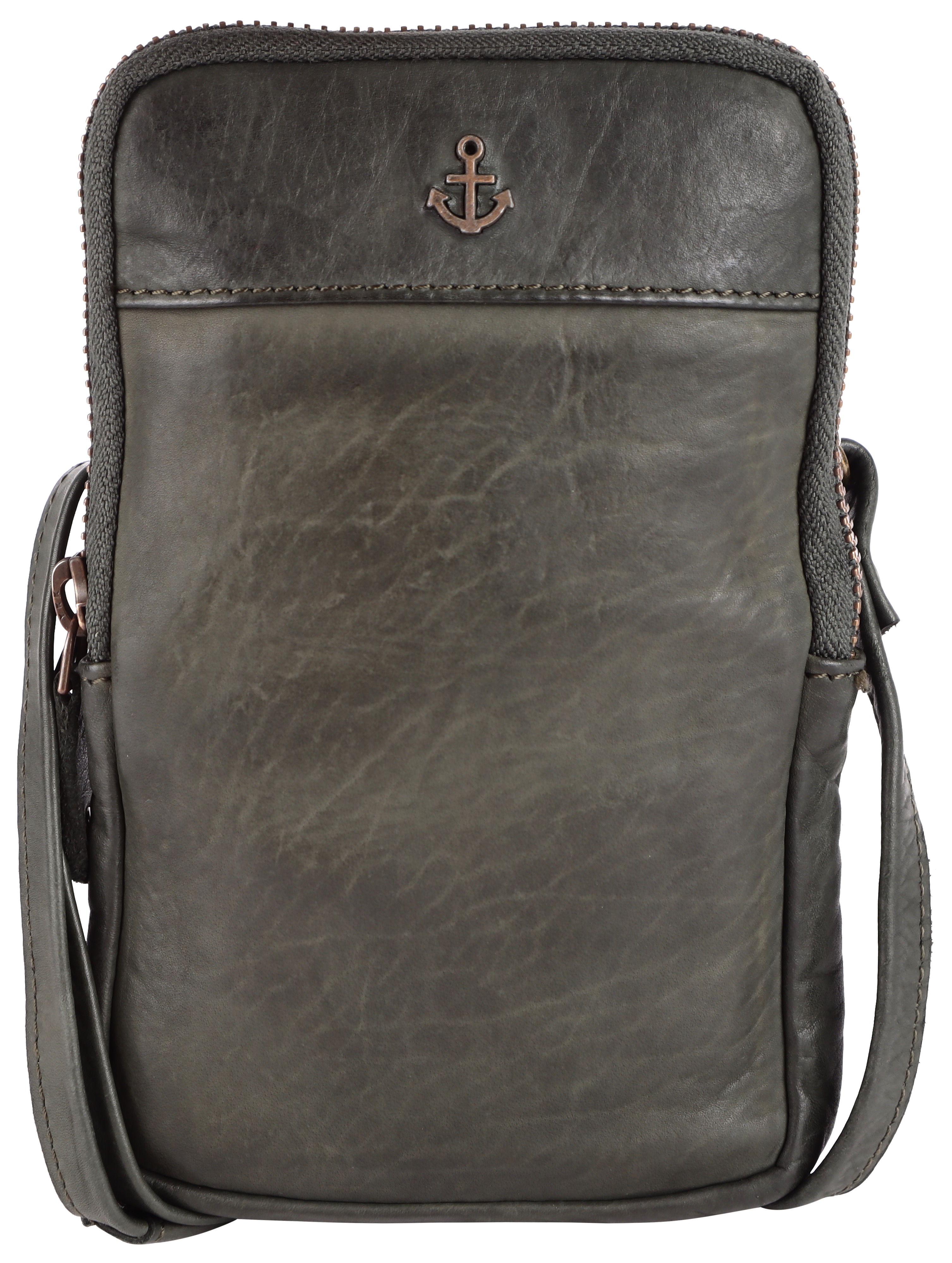HARBOUR 2nd Mini Bag "Benita", aus griffigem Leder mit typischen Marken-Anker-Label
