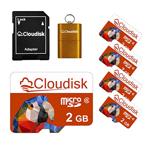 Cloudisk Parrot-Prime Micro-SD-Karte, Klasse 6, 2 GB, mit MicroSD-Adapter und Kartenleser (2 GB)