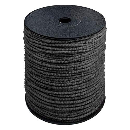 200m Polyester-Seil 5,5mm Polyesterschnur Polyesterkordel Kordel Schnur Farbwahl, Farbe:schiefergrau