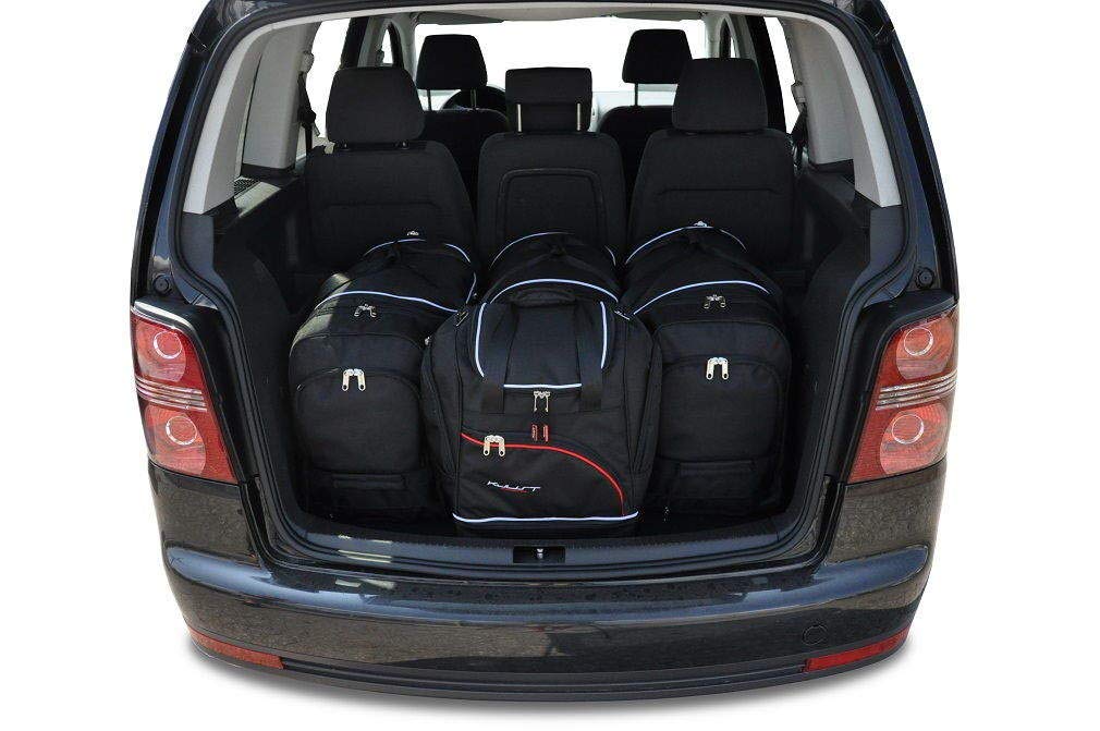 KJUST Dedizierte Reisetaschen 4 stk kompatibel mit VW TOURAN I (1T) 2003-2015