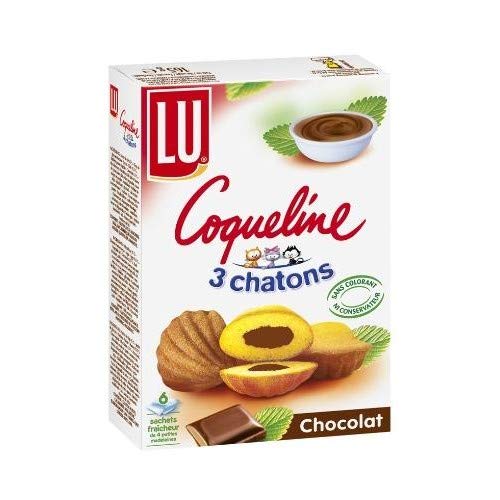 Lu - Coqueline Schokolade 165G - Packung mit 5