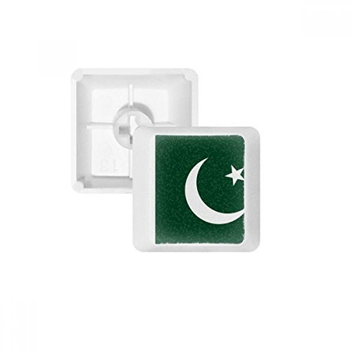 Pakistan National Flagge Asien Country PBT Tastenkappen für Mechanische Tastatur Weiß OEM-Nr. Markieren Print Mehrfarbig Mehrfarbig R4