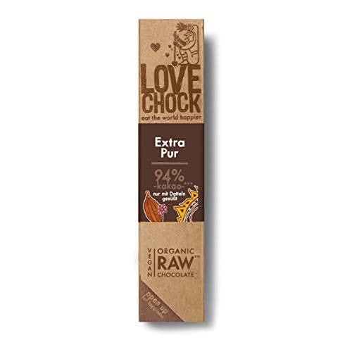 Lovechock - Riegel Extra Pur - 40 g - 12er Pack
