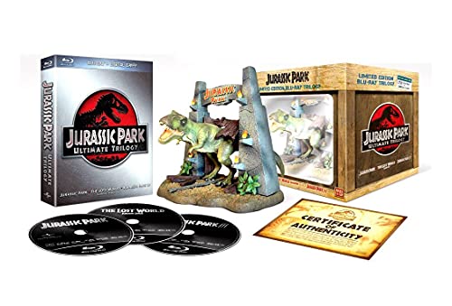Jurassic Park Trilogy und T-Rex (Box) [3 Blu-rays] [PL Import]