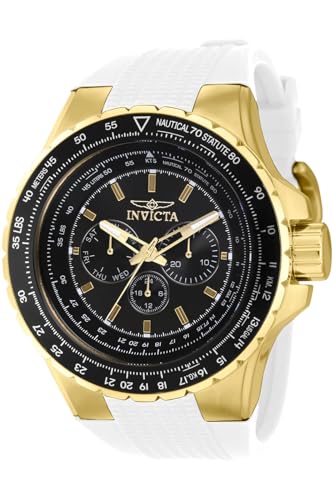 Invicta Herren Analog Quarz Uhr mit Silikon Armband 39312
