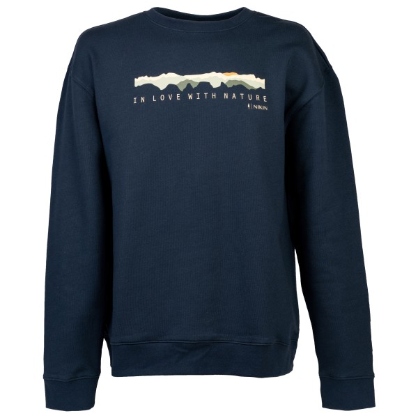 NIKIN - Treesweater Mountain Panorama - Pullover Gr XS blau