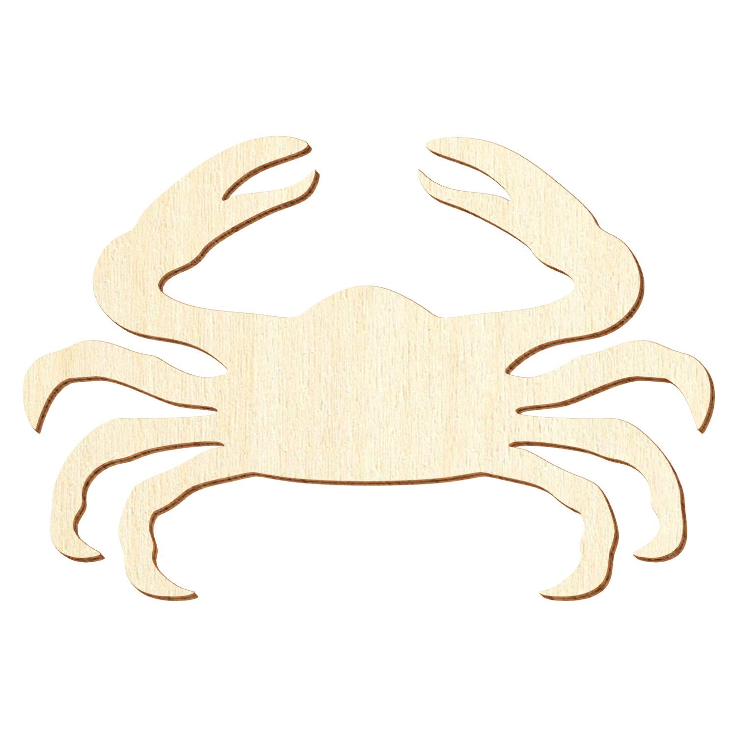 Holz Krabbe - Deko Basteln 5-50cm, Größe:10cm, Pack mit:25 Stück