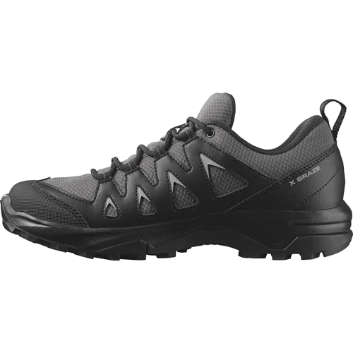 Salomon Damen X BRAZE Gore-TEX Hiking Shoe, Magnet/Black/Black, 43 1/3 EU