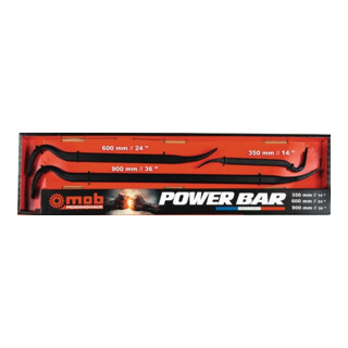 Nageleisenset Power Bar Gesamt-L.350/600/900mm Inh.3-tlg.PEDDINGHAUS