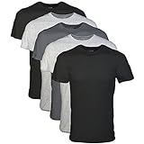Gildan Herren Crew T-Shirts Multipack Style G1100 Unterwäsche, Sortiment, XXL (5er Pack)