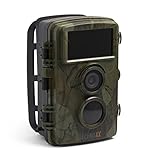 Technaxx Wildkamera mit Bewegungsmelder Nachtsicht Funktion - PIR-Sensor 50°, IR LEDs für Nachtaufnahmen, Full HD Video-, Foto-, 2.4" Display, Auslösezeit 0,3 Sek. - Testsieger Wild Cam TX-160, 20 MP