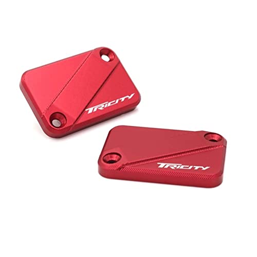 Bremskupplung Bremsflüssigkeitsbehälterdeckel Für Yamaha 2020 Tricity 125 155 300 Motorrad CNC (Color : Red)