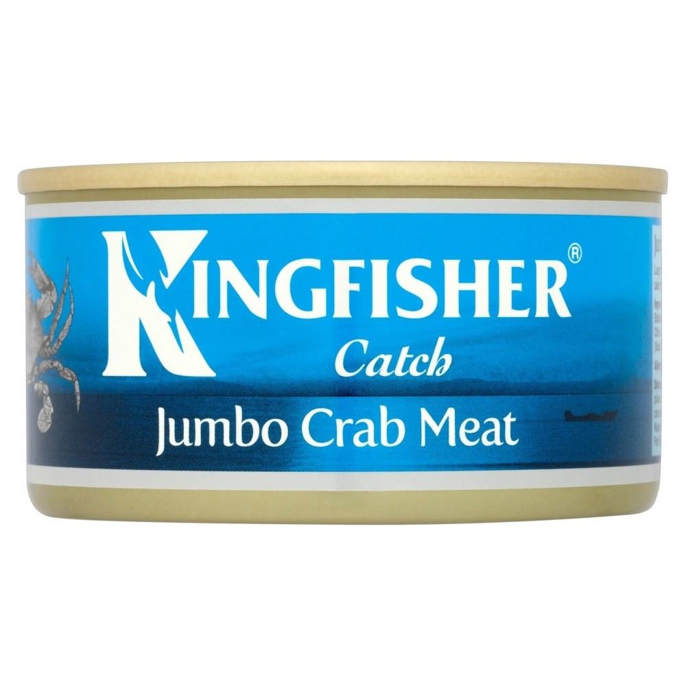 Kingfisher Jumbo Krabbenfleisch in Salzlake (170g) - Packung mit 6