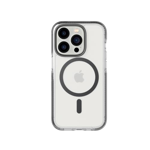 Tech21 iPhone 14 Pro Evo Crystal Kompatibel mit MagSafe® - Stoßdämpfende & Kratzfeste Klare Handyhülle mit 15 Fuß FlexShock Multi-Drop Schutz
