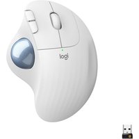 Logitech ERGO M575 Kabellose Trackball Maus Weiß